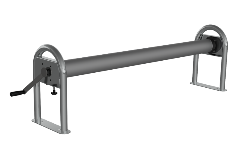 BAC ISOLA Aufrollvorrichtung RONDA 110 & 154 aus poliertem Edelstahl